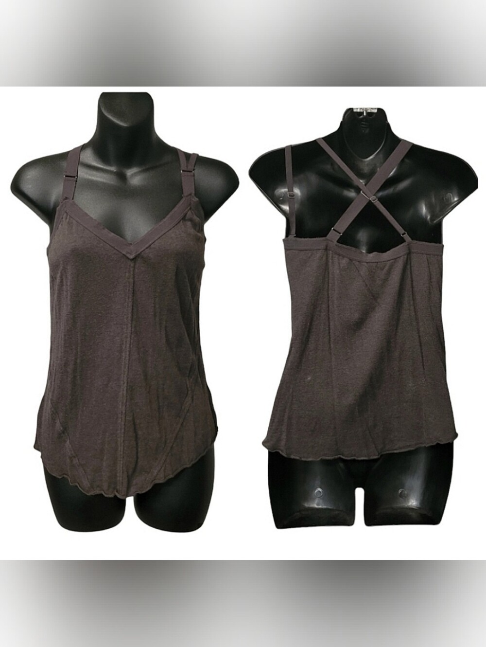 Y2K Sparkle & Fade Strappy Cami Sz L